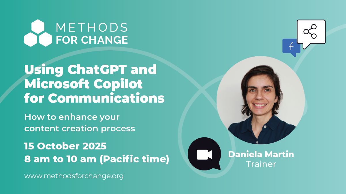 🔔 Early-bird discount available until 15 July! 

📢 Live online workshop: Using ChatGPT and Microsoft Copilot for Communications
📅 Date: 15 October 2025
⏰ Time: 8 to 10am (Pacific time)

👉 Register here: buff.ly/jtV6Vf3 (use discount code 'EARLYCOMMS' to get 20% off).