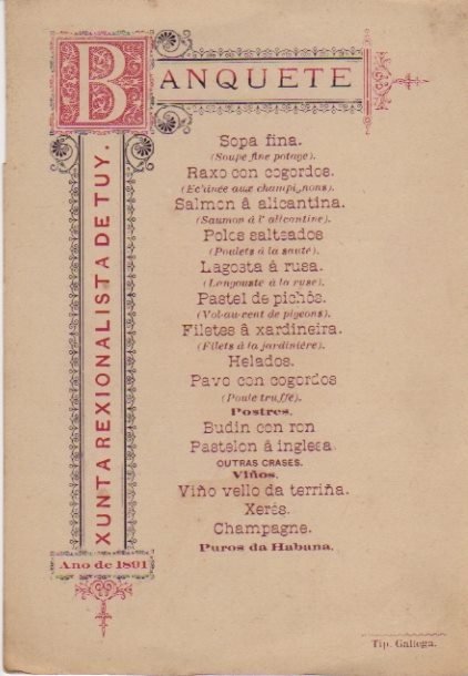 Que estaban celebrando os rexionalistas con esta opípara cea de 9 pratos e sobremesa? 
Contámosvolo nun breve 🧵