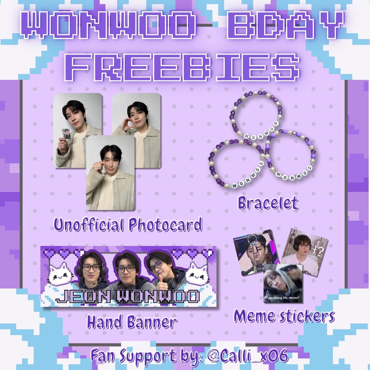 Calli saw Seventeen ✨️ (@calli_x06) on Twitter photo WONWOO birthday fan support for
#WONceInALifetimeAtAMMB by <a href="/svtloveclvb/">WONWOO Birthday Event 📌</a>
Will be giving out freebies randomly or you can approach me too, just look for the Wonwoo braso Banner (see com sec) hahaha
🎮 mbf (optional)
🎮 like & rt
🎮 limited quantity
🎮 open for trades, dm me ^^ WONWOO birthday fan support for
#WONceInALifetimeAtAMMB by <a href="/svtloveclvb/">WONWOO Birthday Event 📌</a>
Will be giving out freebies randomly or you can approach me too, just look for the Wonwoo braso Banner (see com sec) hahaha
🎮 mbf (optional)
🎮 like & rt
🎮 limited quantity
🎮 open for trades, dm me ^^