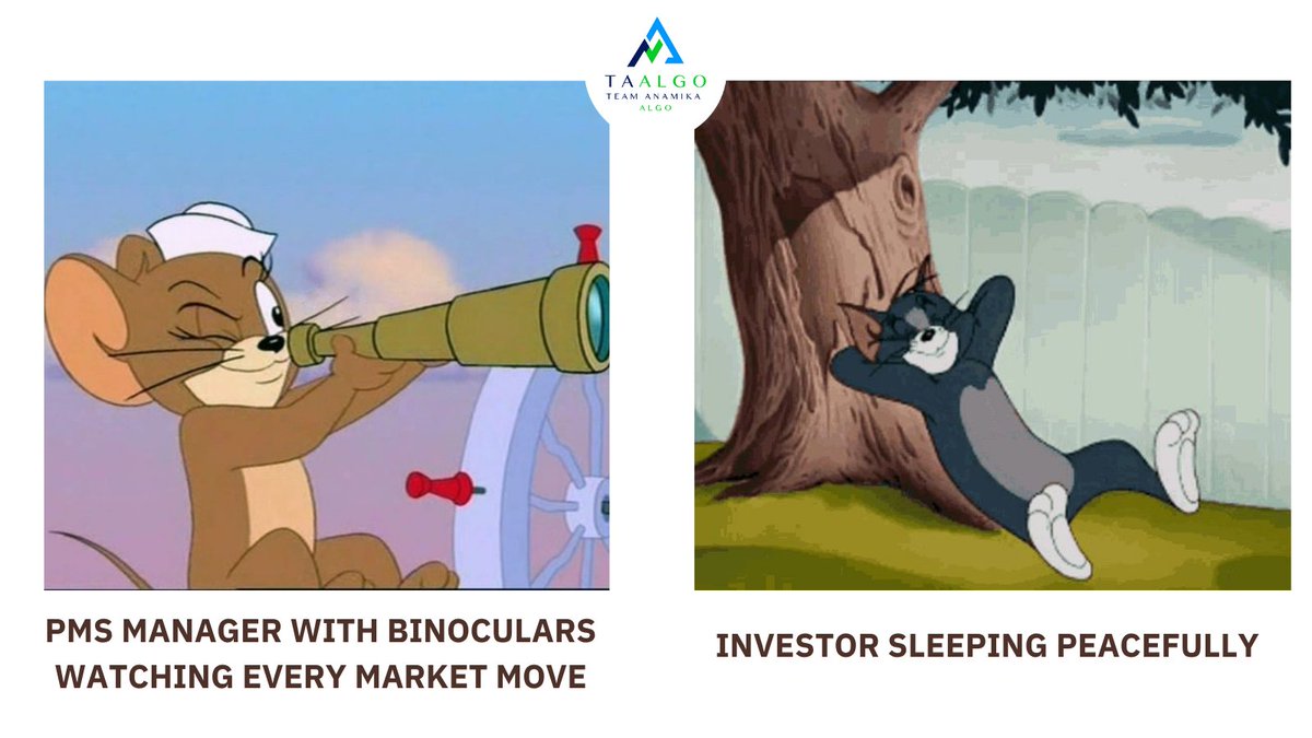 taalgo_'s tweet photo. When your PMS manager is tracking 50 indicators…and you’re just waiting for the portfolio update.
#TrustTheProcess #PortfolioManagerGoals
#TrustTheProcess #PortfolioManagerGoals #PMSIndia #SmartInvesting
#LetExpertsWork #TomAndJerryFinance #MarketMoves #HNILife #WealthUnderControl
#StockMarketIndia #InvestWithExperts #PeaceOfMindInvesting #FinanceMeme
#FinancialWisdom #DelegationDoneRight
🔔 Follow us for more insights on investing, trading & market trends!
📍 Find us on:
Youtube
https://t.co/hmB6N6RVgu
Instagram
https://t.co/UhFdX6gkFj
Twitter
https://t.co/H59QAbm6gS
Linkdin
https://t.co/BJ3FPQPJfG
Facebook
https://t.co/pm9tZrcAfV
WhatsApp Channel
https://t.co/tKNwiXm1ON
What's more valuable to you ?