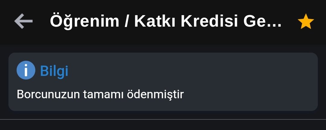 7 yıl sürdü.
Bazen ödeme yapmadım, faiz eklendi.
Ama sonunda: KYK borcum bitti! 🚀🎉

✅ Özdisplinim yoktu
✅ Sistematik değildim
✅ Ama vazgeçmedim

Bu sadece bir borç değil, bir istikrarsızlık maratonuydu. Belki birilerine ilham olur.