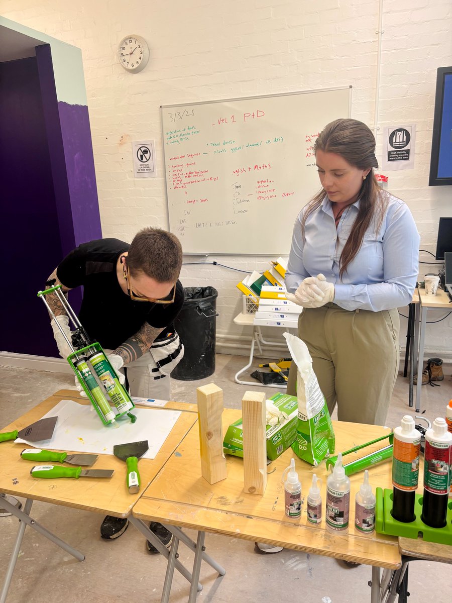 Our Painting &amp; Decorating learners recently took part in a brilliant <a href="/repaircareuk/">Repair Care UK</a> Masterclass!

Read more about the session here: tinyurl.com/3ray8num

#LewishamCollege #PaintingAndDecorating #RepairCare #ConstructionCareers #CollegeLife #FEeducation #LondonColleges