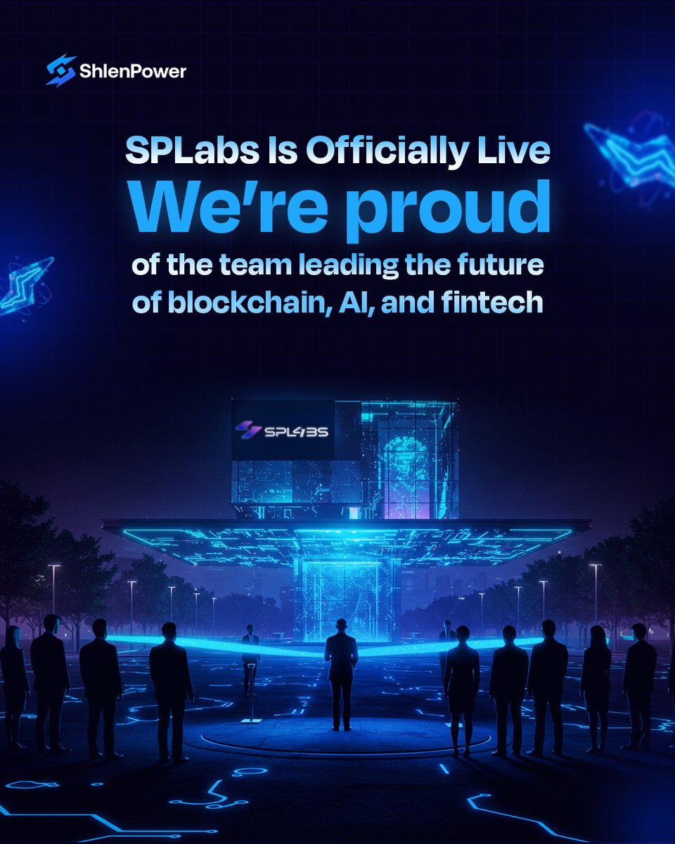 Shlenpowercom's tweet photo. Announcing the official launch of #SPlabs, the newest arm of the ShlenPower ecosystem.
Delivering secure, scalable AI &amp; blockchain solutions that empower industries to grow and lead.

Watch this space. The future’s under construction. 🚀

#ShlenPower #Web3 #AI #Blockchain #tech https://t.co/1zVkvk73zL
