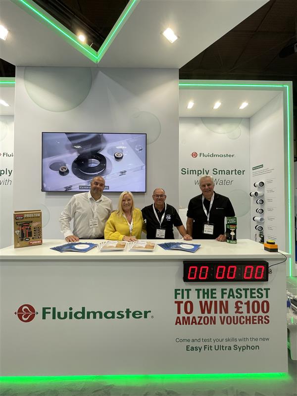 We are LIVE at #InstallerSHOW! Head over to stand 4C15 for product demos, a new catalogue and to take part in our install challenge! #tradeshow #fluidmaster
