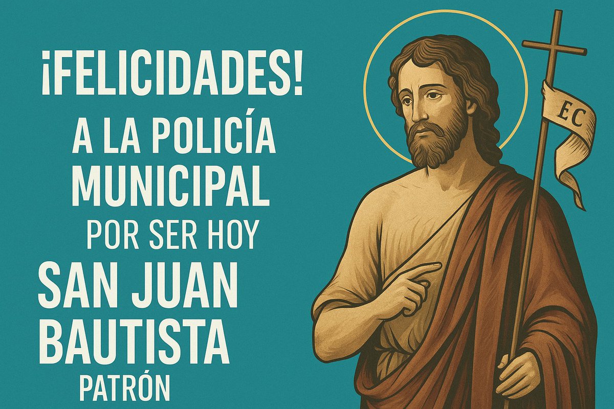 ¡Feliz día del Patrón de la Policía Municipal! Hoy reconocemos tu vocación, esfuerzo y compromiso con la seguridad y el bienestar de todos. Gracias por tu entrega diaria al servicio de la comunidad. ¡Orgullosos de tu labor! 👮‍♂️🚓💙