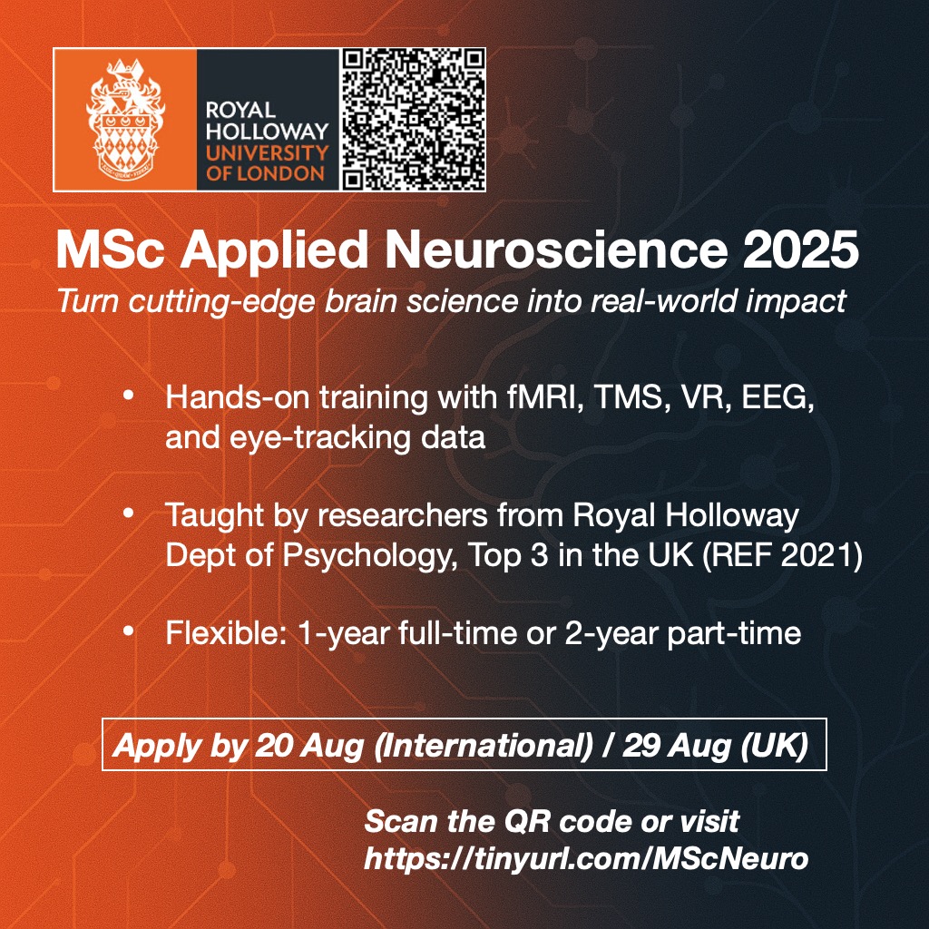 Szonya (@szonya) on Twitter photo Our excellent hand-on MSc Applied Neuroscience is recruiting please re-tweet <a href="/RHULPsychology/">Royal Holloway Psychology</a> <a href="/RHULPsychSoc/">Psychology Society</a> <a href="/RHULScience/">RoyalHollowayScience</a> <a href="/DrTimHolmes/">Dr Tim Holmes π§ ποΈπ³οΈβπ</a> Our excellent hand-on MSc Applied Neuroscience is recruiting please re-tweet <a href="/RHULPsychology/">Royal Holloway Psychology</a> <a href="/RHULPsychSoc/">Psychology Society</a> <a href="/RHULScience/">RoyalHollowayScience</a> <a href="/DrTimHolmes/">Dr Tim Holmes π§ ποΈπ³οΈβπ</a>