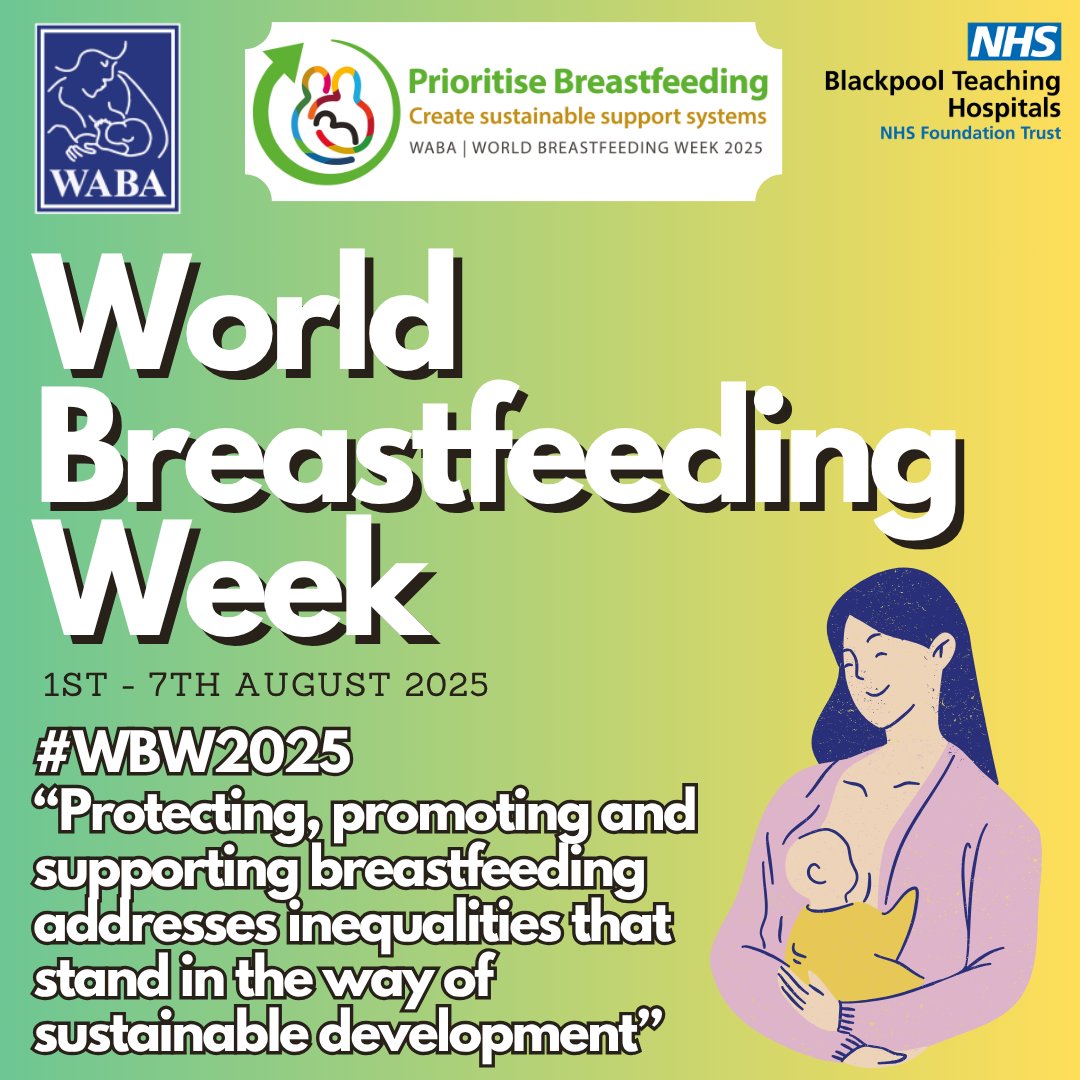 💚World Breastfeeding Week💚

#WBW2025 aims to highlight the roles in supporting breastfeeding to create a sustainable environment while reducing the impact of climate change caused by artificial feeding.

Learn More Here ➡️ worldbreastfeedingweek.org