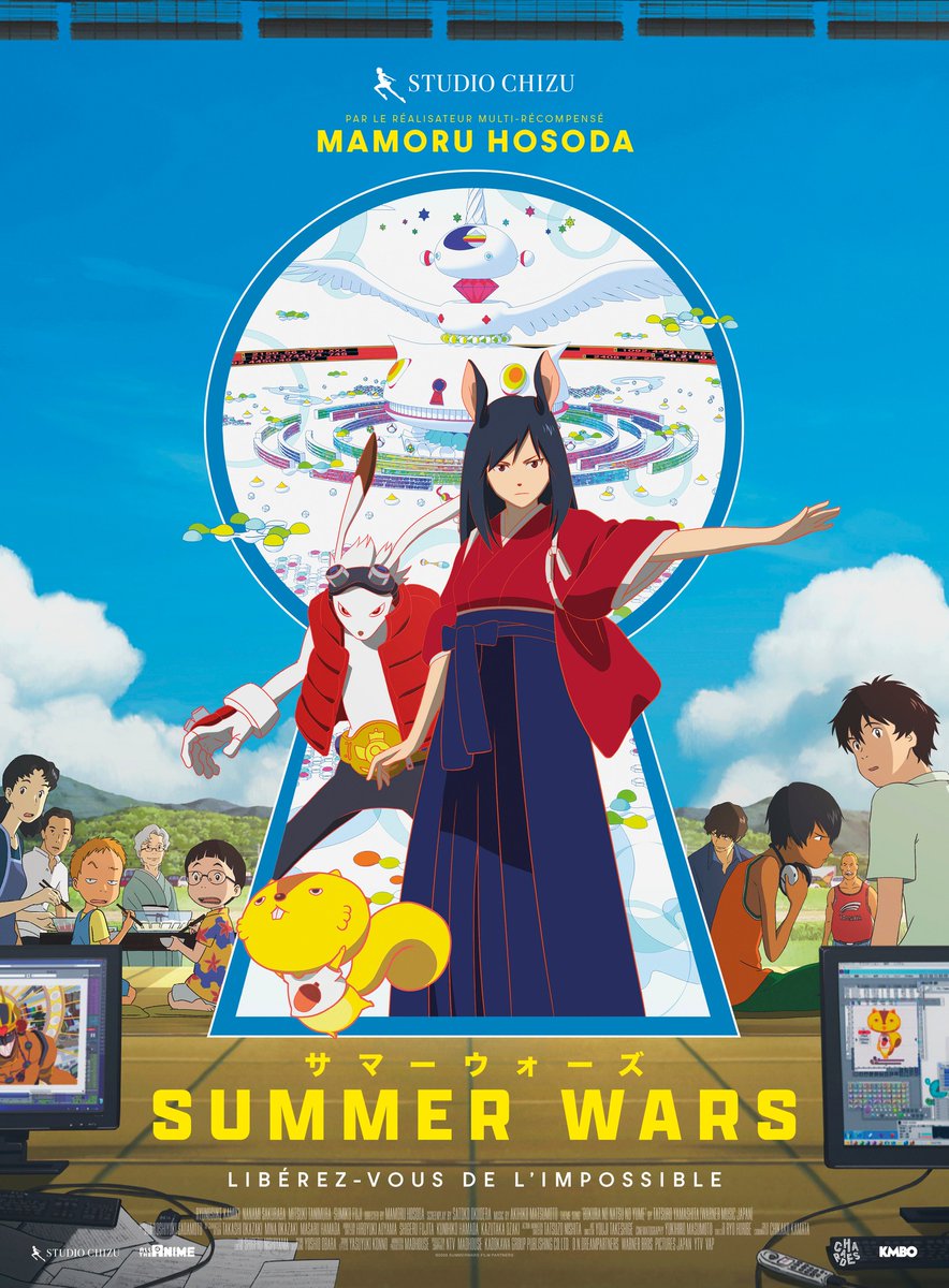 Inku_fr's tweet image. 「OFFICIEL」LES ENFANTS LOUPS, LA TRAVERSÉE DU TEMPS, ET SUMMER WARS RESSORTIRONT AU CINÉMA EN FRANCE LE 16 JUILLET ! 🇫🇷

3 films de Mamoru Hosoda qu'on pourra (re)découvrir dans les meilleures conditions ! 🤩
