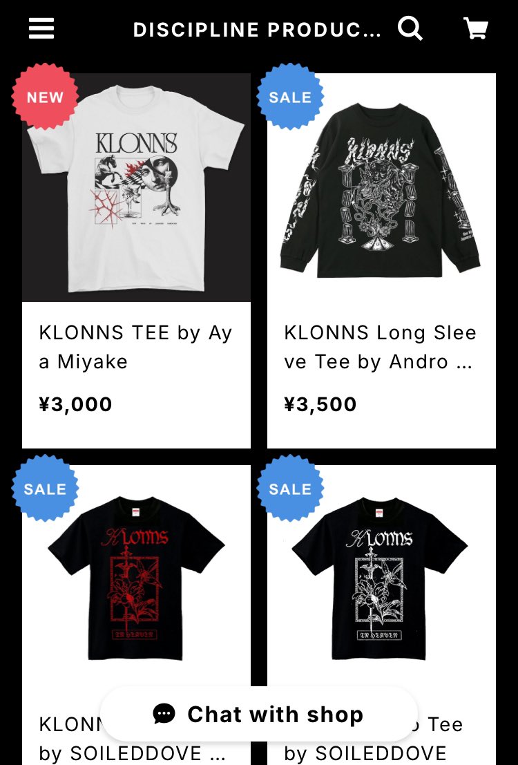 Aya Miyakeさんデザインの新作Tシャツの通販開始しました。また夏が来てしまったのでサマーセールも開始。ロングスリーブシャツ等々が少し割引されてます☀️

discipline.official.ec