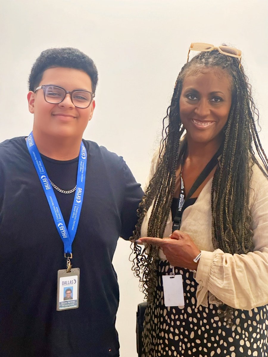 DISD Construction Intern, Emmir LOVES his job! The experience this far has made a tremendous impact on his career aspirations in construction engineering.  <a href="/DISD_CollegeRdy/">Dallas ISD College Readines | P-TECH & ECHS</a>