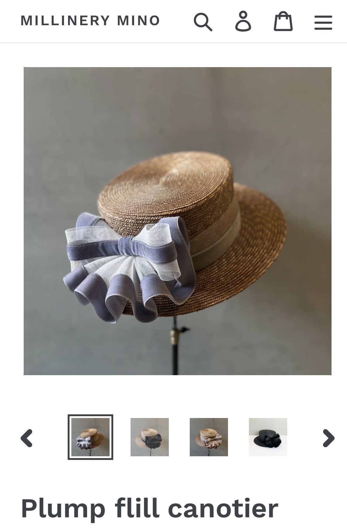 millinery mino(ミリナリーミノ) (@millinery_mino) / X