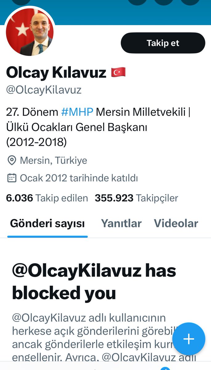 Engellemen yetmez Olcay.
Türk Adaleti elbet tecelli edecektir.

Siz, Ferhat’ı, Eren’i,… Şehit edenlere “meclise gelsin konuşsun, kurucu önder derken ve Dem’li çay içerken” 

biz, ABD/AB/İSRAİL tetikçisi cani Pkk terör örgütü deriz.

Farkımız bu.
Esas Bozkut TÜRK MİLLETİDİR.🤘🇹🇷