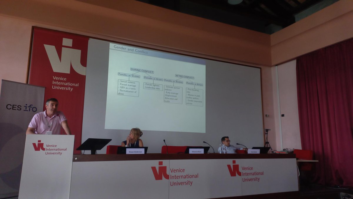 CEPR (@cepr_org) on Twitter photo <a href="/TSEinfo/">TSE</a> <a href="/Unibo/">Università di Bologna</a> <a href="/saumjha/">Saumitra Jha</a> <a href="/StanfordGSB/">Stanford Graduate School of Business</a> <a href="/El_Guarnieri/">Eleonora Guarnieri</a> <a href="/BristolUni/">University of Bristol</a> The 80th #EconoPolicy panel meeting ends with a presentation by Siwan Anderson <a href="/ubcVSE/">UBC Economics</a> <a href="/UBC/">University of British Columbia</a> on the intersection of Gender Inequality and Armed Conflict. Joint with & Micaela Sviatschi <a href="/Princeton/">Princeton University</a>
Discussant: <a href="/_vincenzobove/">Vincenzo Bove</a> <a href="/IMTLucca/">Scuola IMT Alti Studi Lucca</a> <a href="/TSEinfo/">TSE</a> <a href="/Unibo/">Università di Bologna</a> <a href="/saumjha/">Saumitra Jha</a> <a href="/StanfordGSB/">Stanford Graduate School of Business</a> <a href="/El_Guarnieri/">Eleonora Guarnieri</a> <a href="/BristolUni/">University of Bristol</a> The 80th #EconoPolicy panel meeting ends with a presentation by Siwan Anderson <a href="/ubcVSE/">UBC Economics</a> <a href="/UBC/">University of British Columbia</a> on the intersection of Gender Inequality and Armed Conflict. Joint with & Micaela Sviatschi <a href="/Princeton/">Princeton University</a>
Discussant: <a href="/_vincenzobove/">Vincenzo Bove</a> <a href="/IMTLucca/">Scuola IMT Alti Studi Lucca</a>