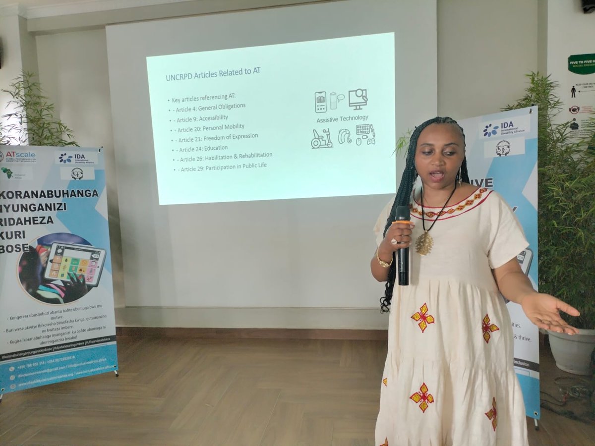#InclusiveTechnology for persons with disabilities is a HUMAN RIGHT. 

Ia partners in Rwanda are implementing a project championing AWARENESS,  POLICIES &amp; FUNDING to promote ACCESS &amp; ADOPTION of  assistive technology for persons with intellectual disabilities.

#MyTechMyLife