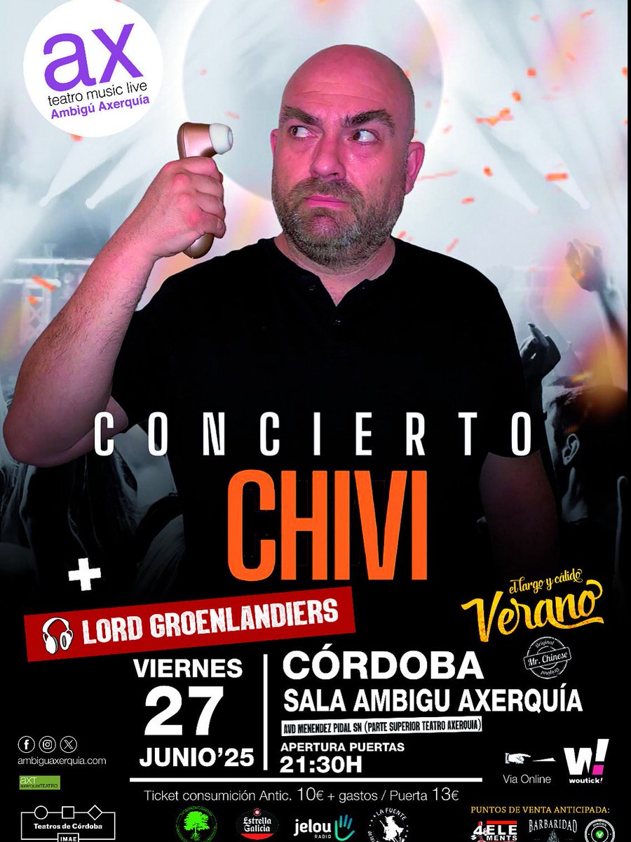 chivi_jose's tweet photo. Nos vemos este viernes en @AmbiguAxerquia . Entradas aquí https://t.co/6MDcIVKTDk https://t.co/w2QPetX0Mw
