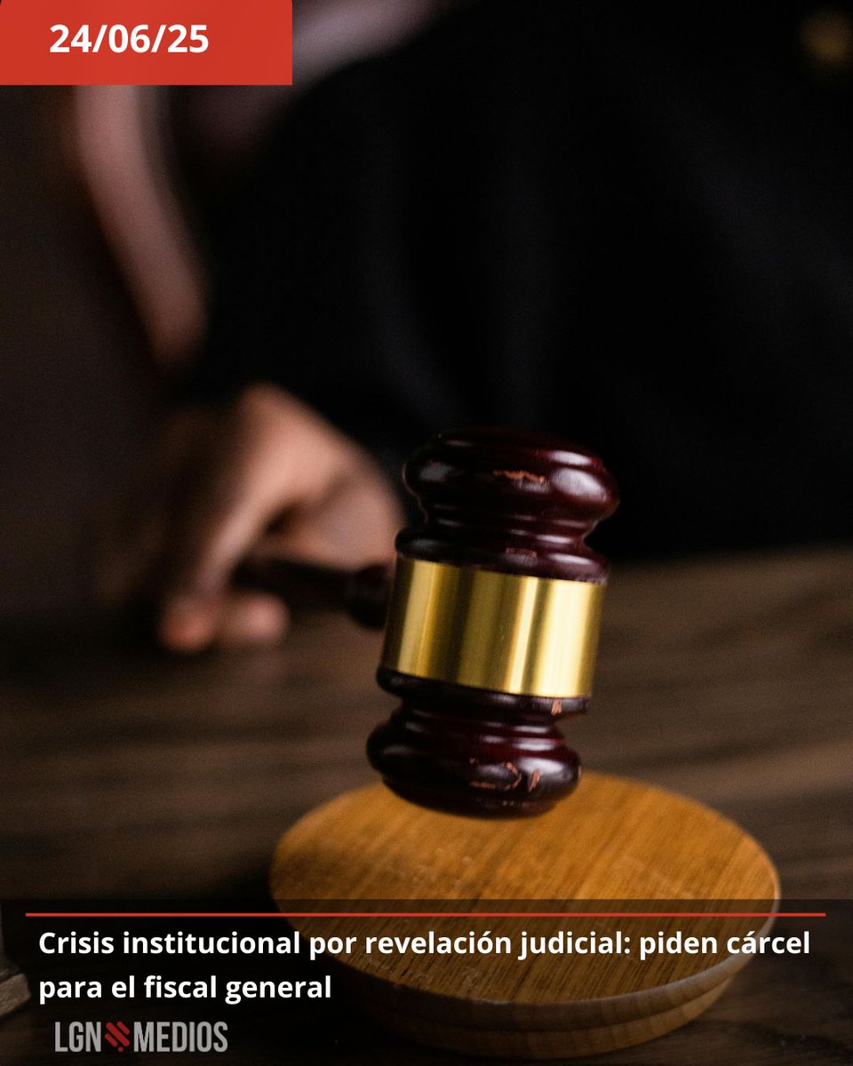 ⚖️ El Colegio de Abogados de Madrid denuncia crisis institucional por revelación judicial y pide 4 años de cárcel para el fiscal general. 🧑‍⚖️📩

👉 lgnmedios.com/crisis-institu…

#CrisisJudicial #FiscalGeneral #ICAM #JusticiaEspaña #Ayuso