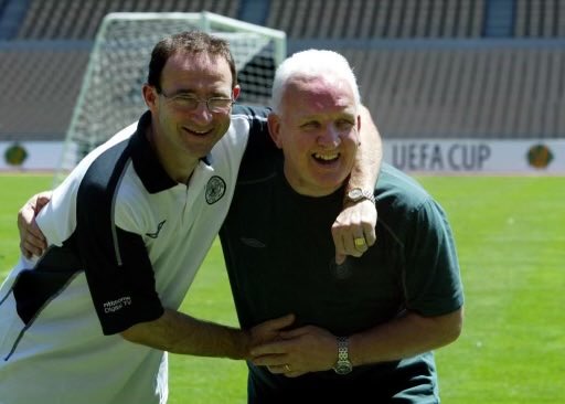 It was to John Clark that Martin O’Neill turned on August 27 2000 to ask: ‘How long is there to go John?’
Celtic had gone 3-0 up against Rangers.
“Eh, 34 minutes,” replied John.
“No, I mean in total,” said O’Neill. 
Martin then sees JC frantically counting his fingers.
“79 boss.”