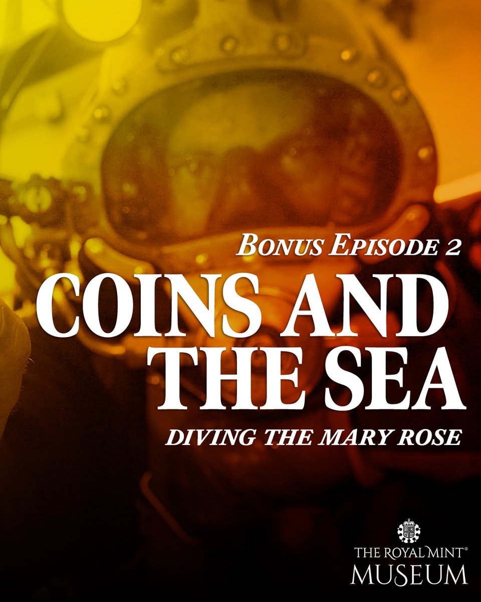 This week’s Coins and the Sea bonus episode has just released! 

Listen to our brilliant interview with Dr Alex Hildred to hear all about the process of diving an archaeological wreck and working underwater in incredibly challenging conditions:

open.spotify.com/show/7Kll6CP0d…