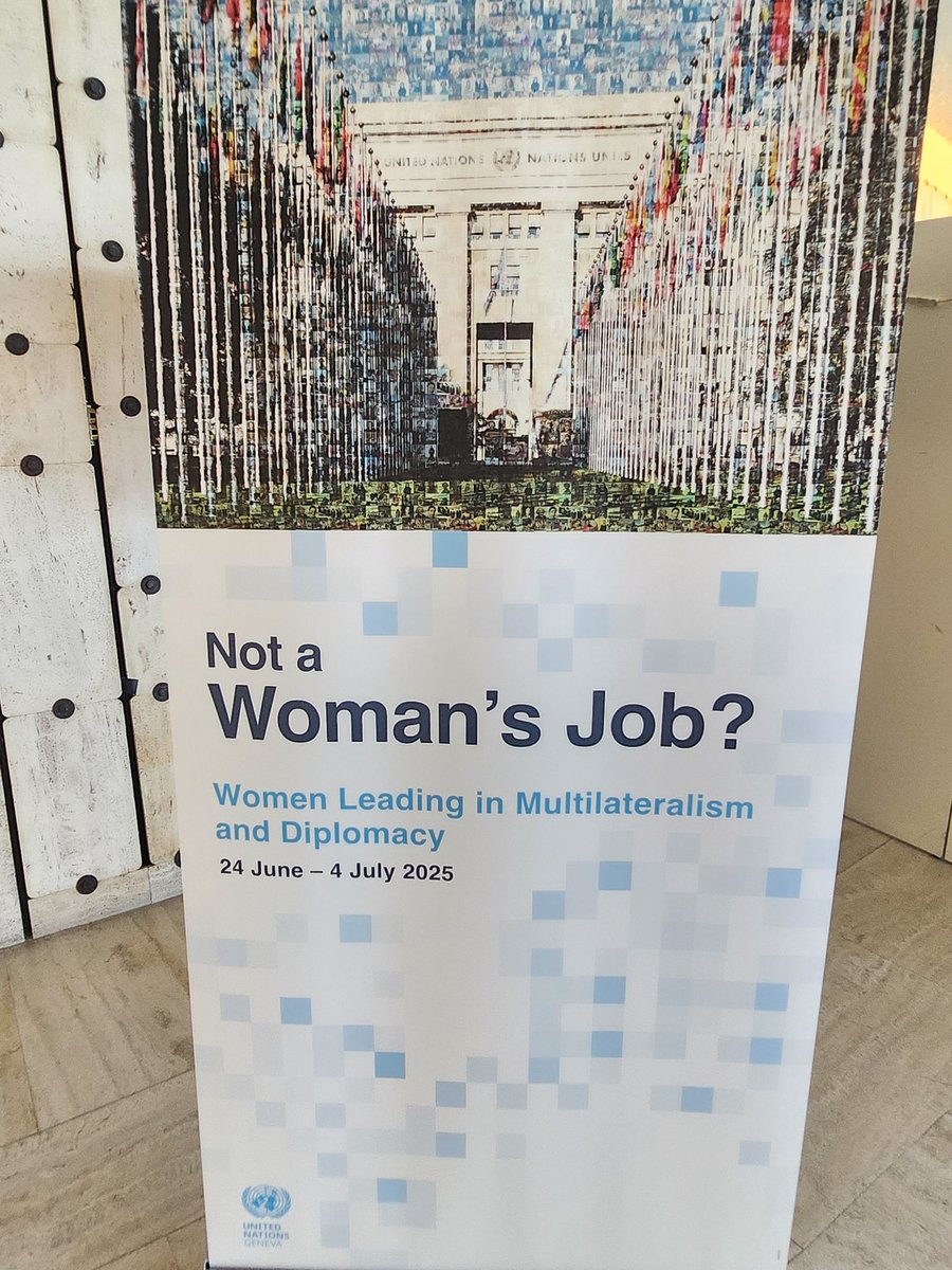 MarkoticGordan's tweet image. On #InternationalDayofWomeninDiplomacy  #UNOG opened exibition Not a Woman's Job? by presenting photographs of prominent female diplomats and politicians in the world. 🇭🇷 is presented with the photo of Kolinda Grabar Kitarović 1st President, 1st mfa and Ex Ambassador to 🇺🇸