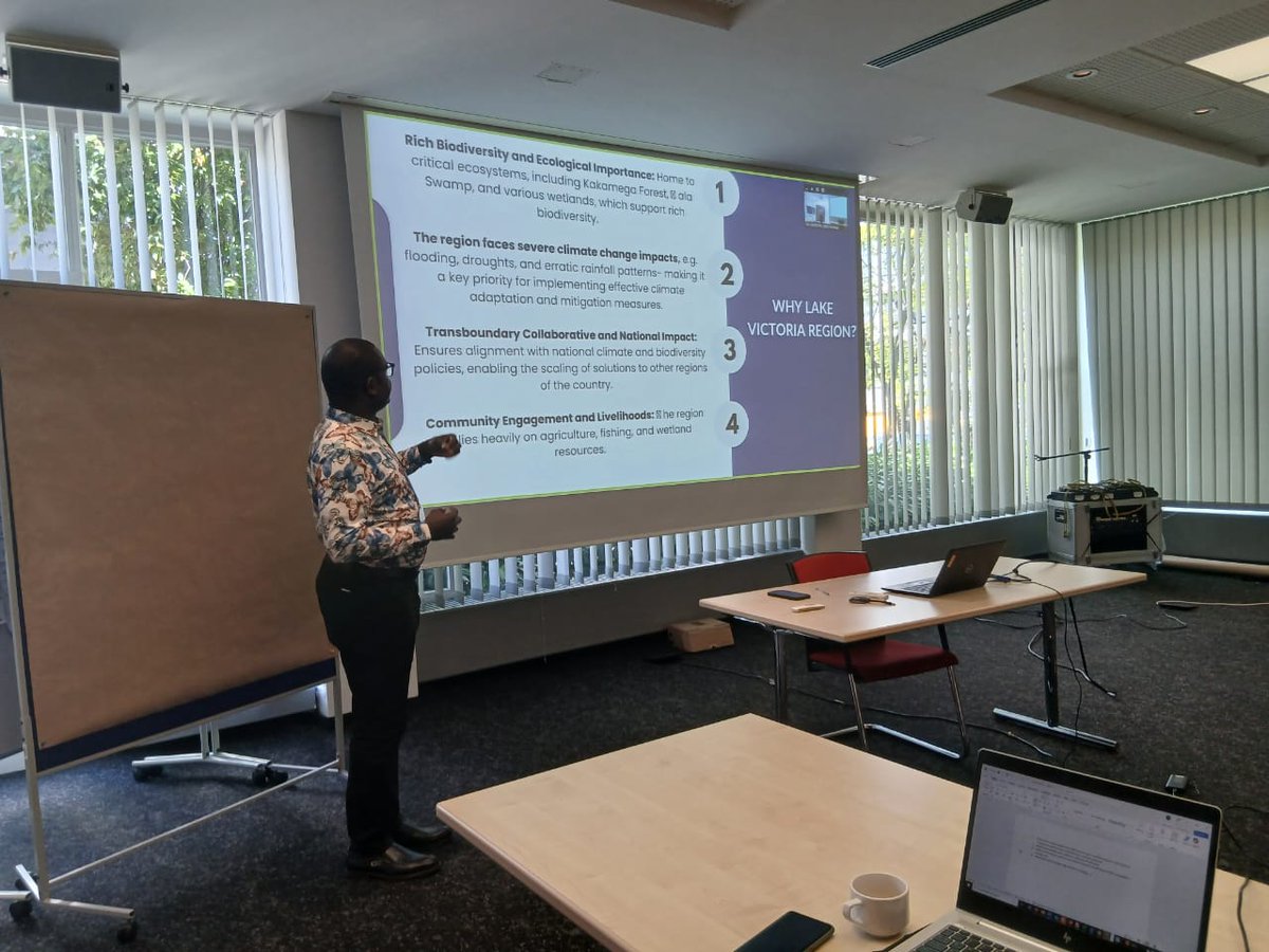 Great insights from <a href="/arin_africa/">Africa Research & Impact Network</a>  <a href="/Agevy/">Humphrey Agevi, PhD</a> at #BioCAM4. 
He emphasized biodiversity, climate impacts &amp; the urgency of transboundary collaboration in the Lake Victoria region.
So much to learn &amp; apply!
#ARINatSB62 #NbS