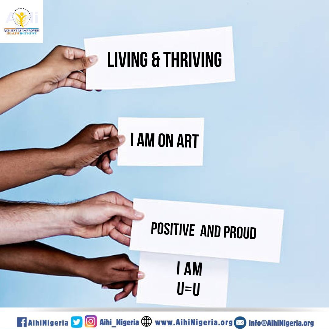 HIV is a medical condition not a moral failing, Stigma is the real epidemic. 
It’s time to shift the narrative.

 Share this to spark change
 Learn. Speak. Support.

#NoShameInStatus #AIHICommunityCare #StopHIVStigma #AIHINigeria #PositiveLiving