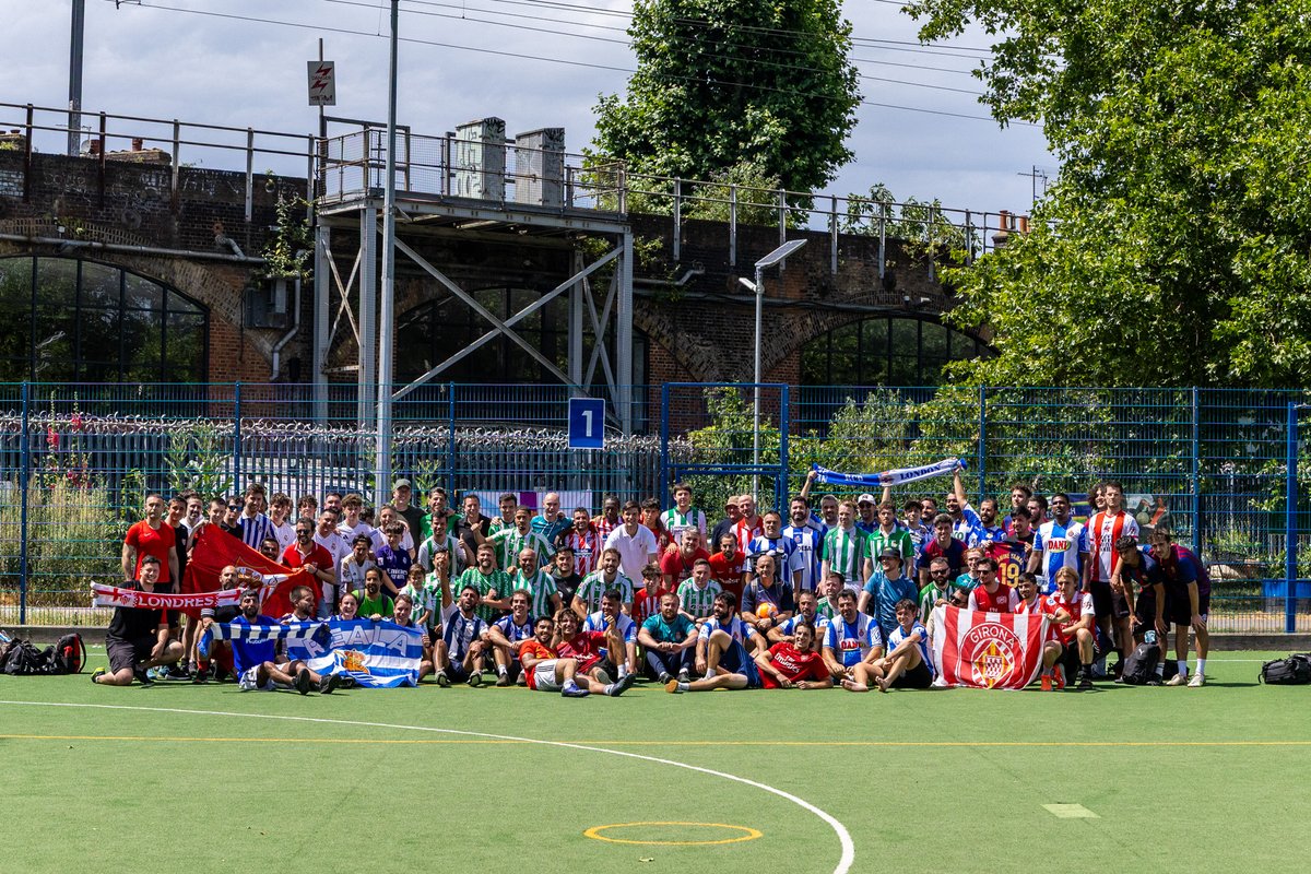 LALIGA TV (@laligatv) on Twitter photo 🔥Saturday witnessed the first LALIGA x peñas 5 a side tournament. 10 groups participated, with supporters taking to Camden. Congratulations to <a href="/RCDLondon/">RCD London</a>!
<a href="/CibelesSquareUK/">Cibeles SquareLondon</a>, <a href="/BlythBetis/">Blyth Betis Peña Betica</a>, <a href="/P_B_London/">Penya Blaugrana London</a>, <a href="/LONerrealzaleok/">London Errealzaleok</a>, <a href="/atletiuk/">Peña Atlética Britannia de Londres</a>, <a href="/PBeticaLondres/">Peña Bética de Londres</a>, <a href="/sfclondres/">PS de Londres</a> 🔥Saturday witnessed the first LALIGA x peñas 5 a side tournament. 10 groups participated, with supporters taking to Camden. Congratulations to <a href="/RCDLondon/">RCD London</a>!
<a href="/CibelesSquareUK/">Cibeles SquareLondon</a>, <a href="/BlythBetis/">Blyth Betis Peña Betica</a>, <a href="/P_B_London/">Penya Blaugrana London</a>, <a href="/LONerrealzaleok/">London Errealzaleok</a>, <a href="/atletiuk/">Peña Atlética Britannia de Londres</a>, <a href="/PBeticaLondres/">Peña Bética de Londres</a>, <a href="/sfclondres/">PS de Londres</a>