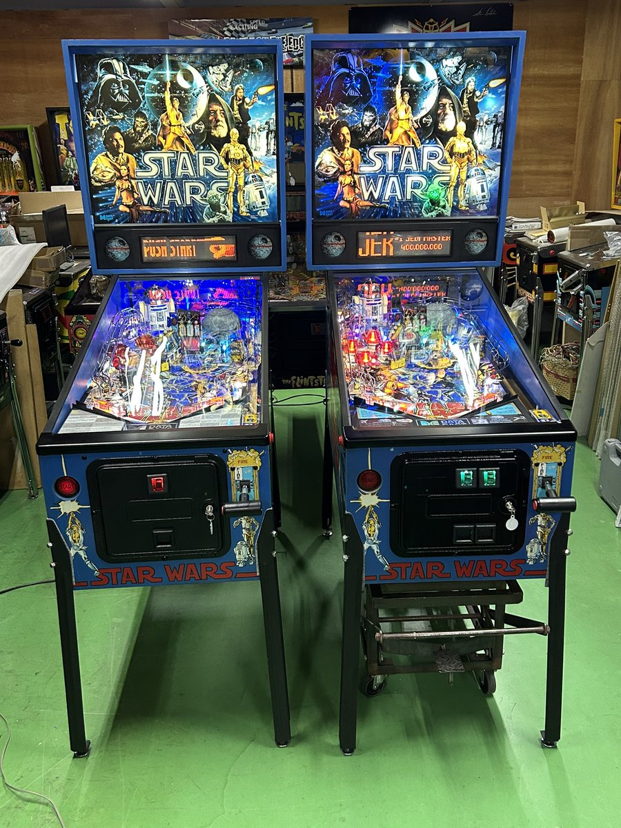 BK20004's tweet image. DataEast 1992 Star Wars ２台レストア完了