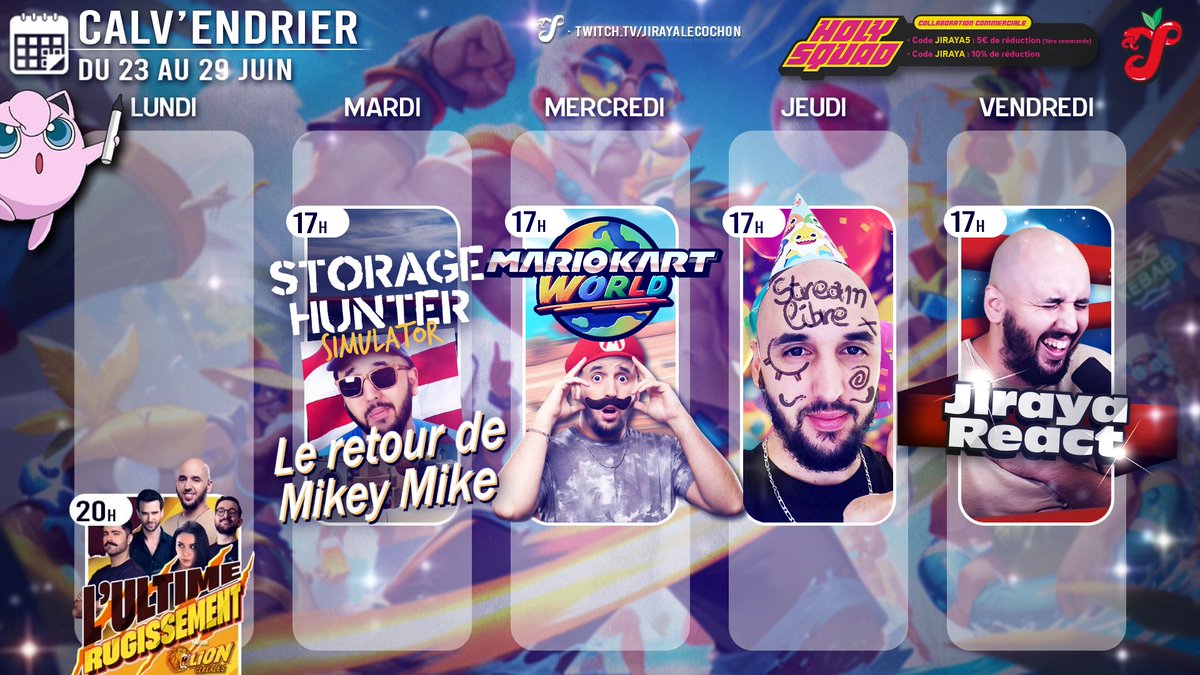 Prog de la semaine en big détente 😎
Retour de Mikey Mike avec une belle màj sur Storage Hunter 🤯