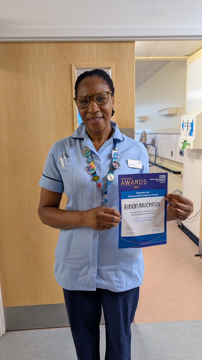 LeicesterNRU's tweet photo. A Well done from all of us to our deputy sister Bibian Muchesa, for for her Education and professional development award 🎉🎊 https://t.co/EUer4zezj7