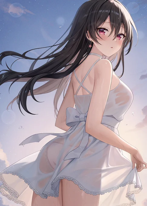 「どこ見てるの…?」