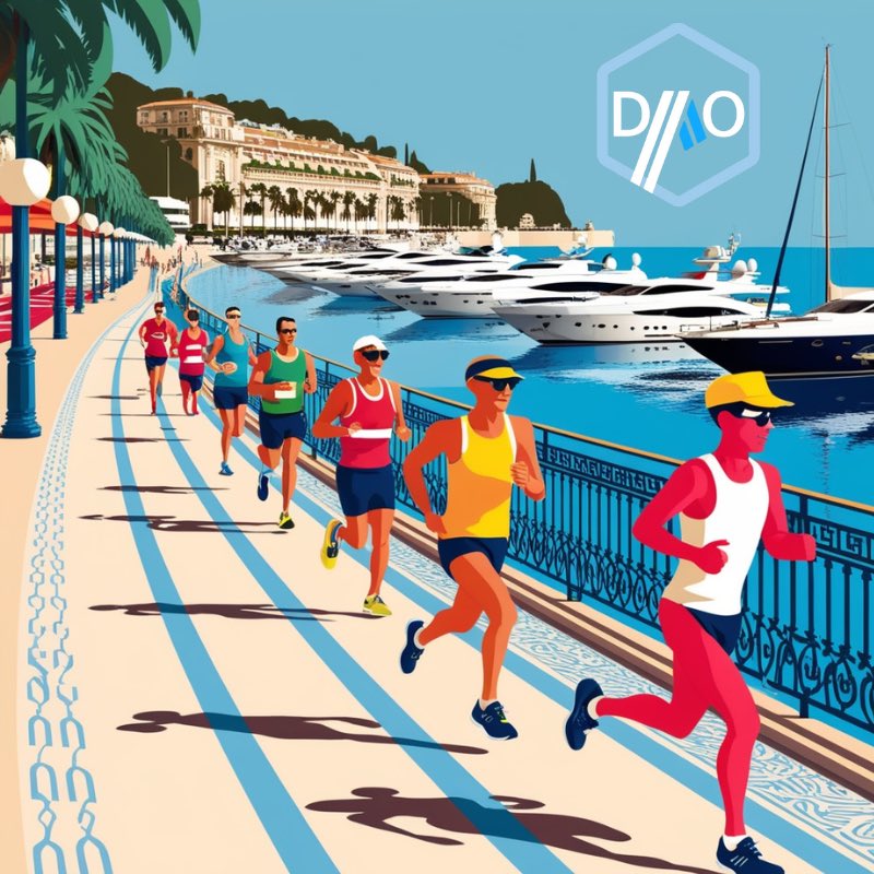 vincentinquest's tweet image. From running the @DAO_Arbitrum to running Cannes 🏃‍♂️💨 Catch over 700 @EthCCweek runners decentralizing our cardio at 7AM sharp. 

Apply here: lu.ma/tgg8y48w
