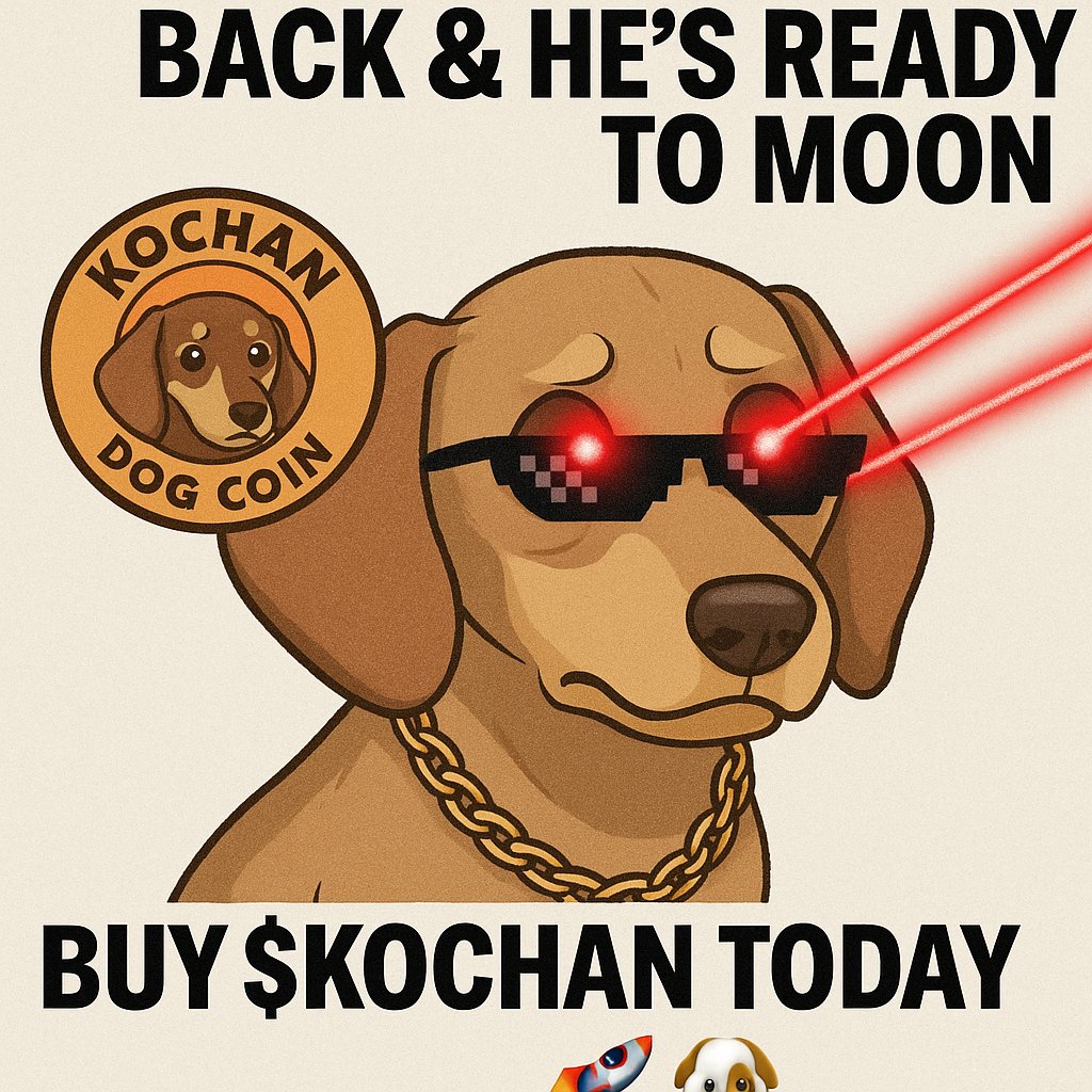 theaspirantweb3's tweet photo. The guilty face is now a KING 👑
$KOCHAN turning doubts into gains.
💰Meme harder, Hodl stronger.
Join the fam 👉 @KochanDogCoin
@bahlowdagreat @ScopyLee
@nerdofweb3
#KOCHAN #MemeCoin #Solana #GuiltyButRich https://t.co/9dwjm7BYc7