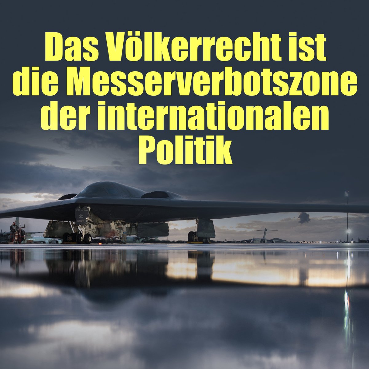 „Das Völkerrecht ist gut gemeint – und selten gut durchgesetzt. Es beruhigt das Gewissen, liefert moralische Orientierung und wird in politischen Reden inflationär bemüht“, schreibt NIUS-Autor Felix Perrefort. Zur Analyse: 
nius.de/analyse/news/v…