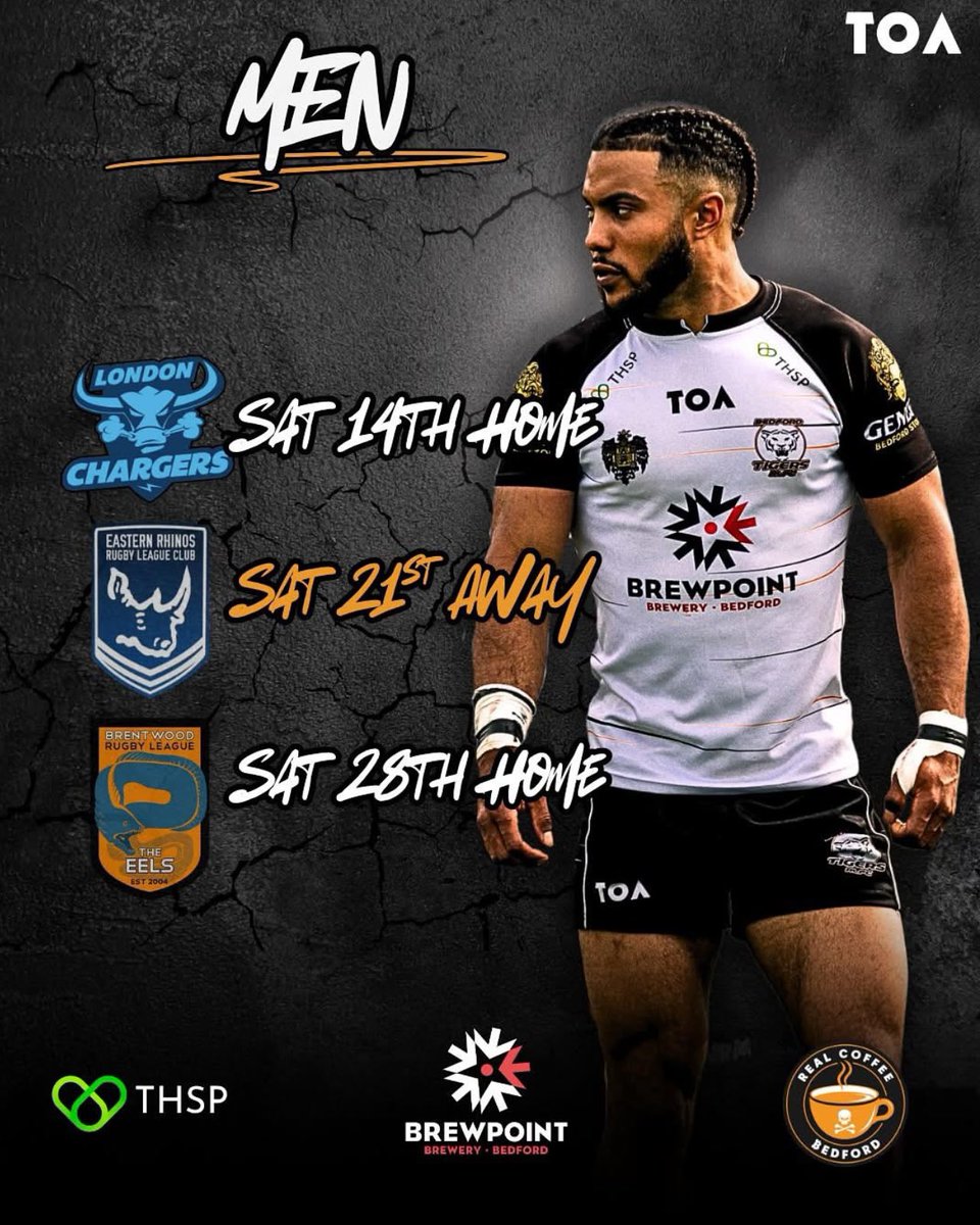 Bedford Rugby Followers Association (@brfa_1949) on Twitter photo Missing the rugby?
Our friends <a href="/BedfordTigers/">Bedford TigersRLFC</a> have a couple of FANTASTIC offers for us Followers:
• Discounted entry to home games JUST £2 (show your Followers membership card)
• Hospitality: TWO home games with food for ONLY £20
Tigers are at home on Saturday!👀
#Bedford Missing the rugby?
Our friends <a href="/BedfordTigers/">Bedford TigersRLFC</a> have a couple of FANTASTIC offers for us Followers:
• Discounted entry to home games JUST £2 (show your Followers membership card)
• Hospitality: TWO home games with food for ONLY £20
Tigers are at home on Saturday!👀
#Bedford