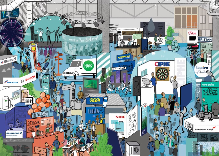 Stelrad's tweet image. Today, we’re at #InstallerSHOW 2025! 

Come say hello to Lexi, Nicole, Sahil &amp;amp; Rebecca at stand 5B10 👋

Also, don’t miss your chance to win in the @CIPHE Darts Competition - land a dart on our logo and grab a prize! 🎯

 #CIPHE #HVAC #Stelrad #heating