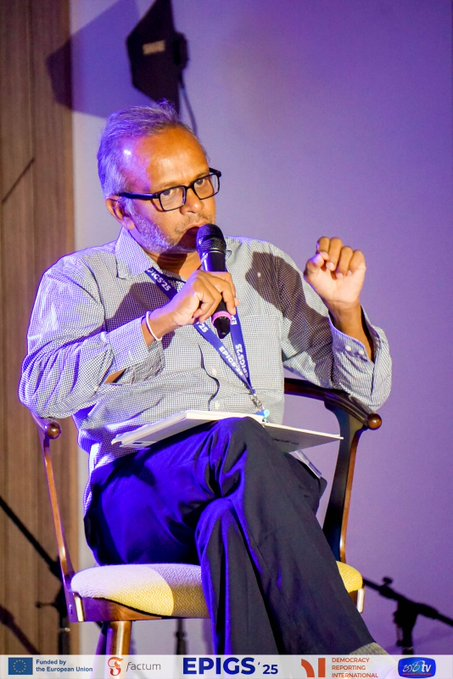 Muragala: Centre for Progressive Politics & Policy (@muragala_cppp) on Twitter photo <a href="/Muragala_CPPP/">Muragala: Centre for Progressive Politics & Policy</a>'s <a href="/HarindraBD/">Harindra B. Dassanayake</a> joined a panel on "Electoral Narratives & Platform Integrity in Asia” as part of a 2-day conference, "Electoral, Platform, & Information Integrity Summit of the Global South (EPIGS)," June 11-12, 2025, in Colombo, Sri Lanka, organized by Factum & DRI. <a href="/Muragala_CPPP/">Muragala: Centre for Progressive Politics & Policy</a>'s <a href="/HarindraBD/">Harindra B. Dassanayake</a> joined a panel on "Electoral Narratives & Platform Integrity in Asia” as part of a 2-day conference, "Electoral, Platform, & Information Integrity Summit of the Global South (EPIGS)," June 11-12, 2025, in Colombo, Sri Lanka, organized by Factum & DRI.
