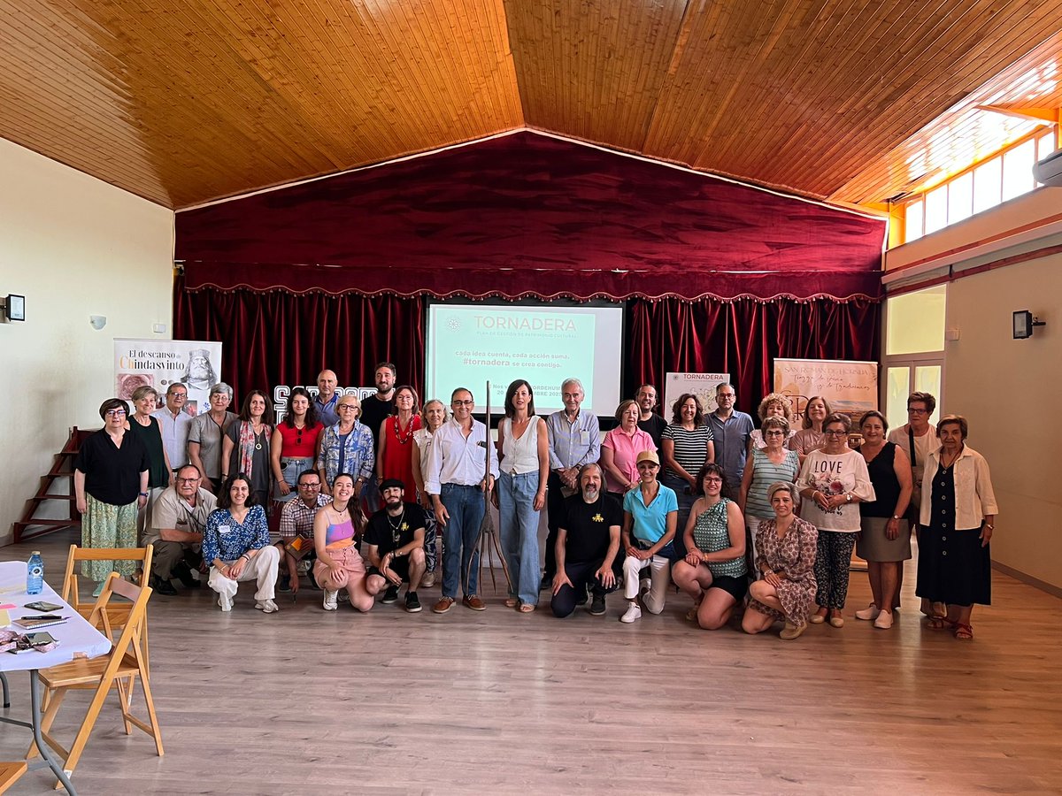 tornadera_'s tweet photo. 🙌 Otro éxito en la segunda #Tornadera, celebrada en  San Román de Hornija.

🗺️ Exploramos para descubrir nuestros intereses comunes, convencidos de que el #patrimonio es una herramienta esencial para construir futuro.

No puedes perderte la siguiente 👉 20 sept. en Tordehumos. https://t.co/phkPQg3KsY
