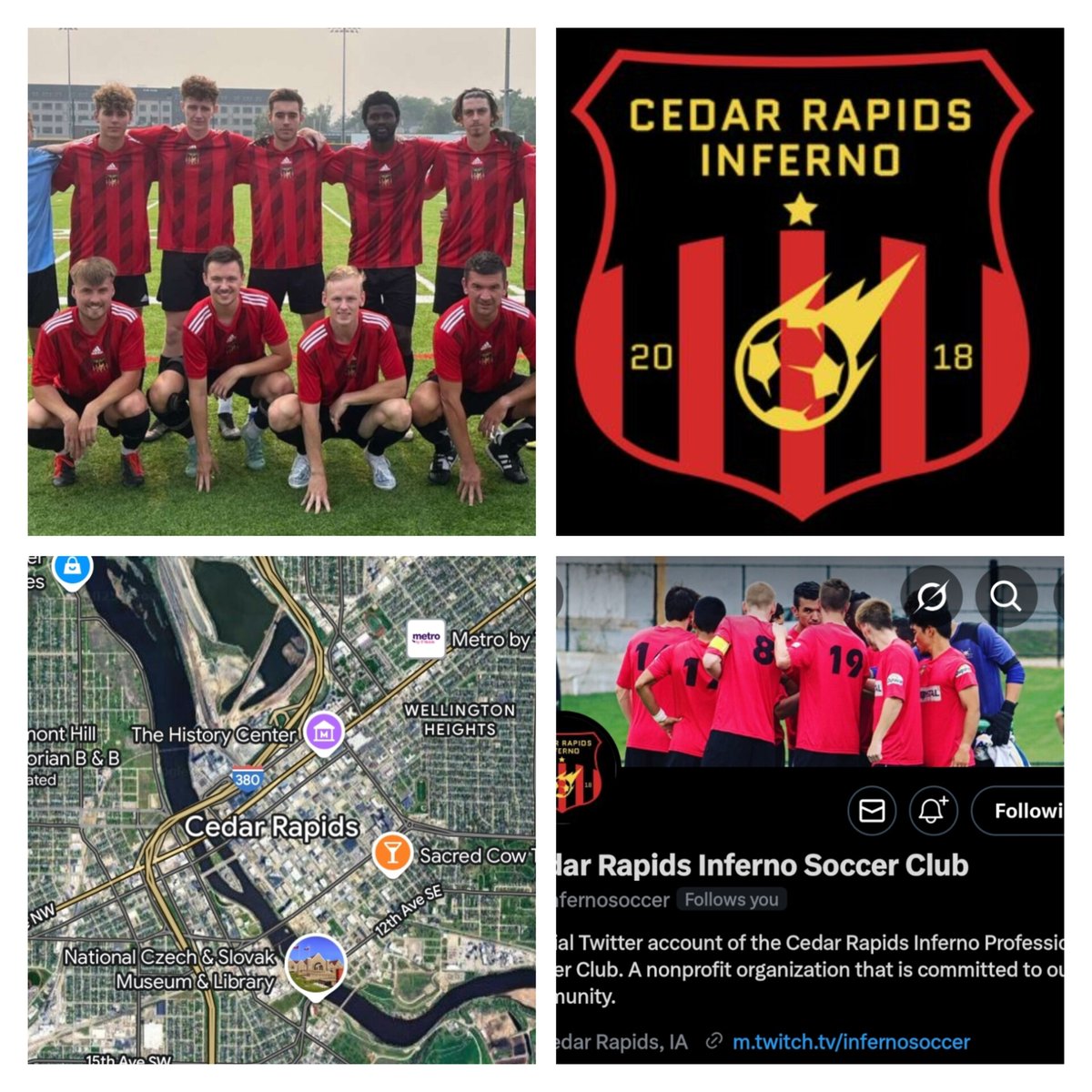 Bosnian ex pro footballer Kenan Malicevic (<a href="/MKen10/">Kenan Malicevic</a>) owns and coaches the Cedar Rapids Inferno (<a href="/crinfernosoccer/">Cedar Rapids Inferno Soccer Club</a>) in the States, and he told me all about it in my latest podcast

podcasts.apple.com/it/podcast/ray…

open.spotify.com/episode/7vDhqI…

Also on Amazon