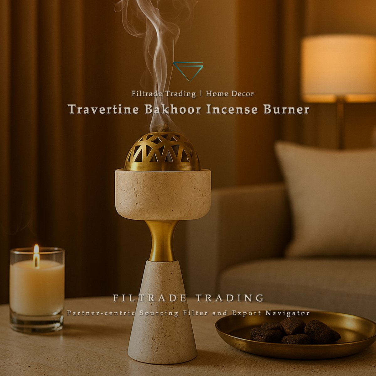 FiltradeTrading's tweet photo. PRODUCT INFO
- Model No.: FTIBBH001
- Size: 9.7*9.7*28cm
- Colour: Beige
- Material: Travertine
- Net Weight: 1800g

CONTACT US
Reach out to receive the full catalogue.
✉️ info@filtradetrading.com

Image enhanced by Winnie Wen
#FiltradeTrading #Home #HomeDecor #HomeDecorIdea #B2B https://t.co/b9mY7LUA5S