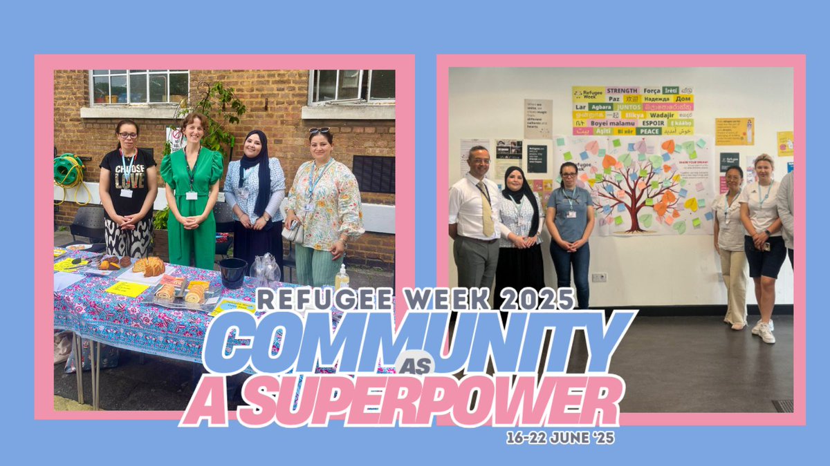 Lewisham College ESOL learners marked #RefugeeWeek2025 with film, art, football &amp; fundraising — all celebrating #CommunityAsASuperpower

Read about how our learners led the way in honouring the week 🔗 tinyurl.com/4thp2uvj

#InclusionMatters #LewishamCollege