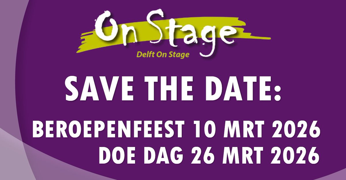 Achter de schermen zijn we druk bezig geweest met de evaluatie. Nu dat gedaan is, kijken we heel graag met jullie weer naar het nieuwe jaar. Dus zet alvast een groot paars kruis in je agenda en save the date:

📆 Beroepenfeest 10 maart 2026
📆 Doe Dag 26 maart 2026