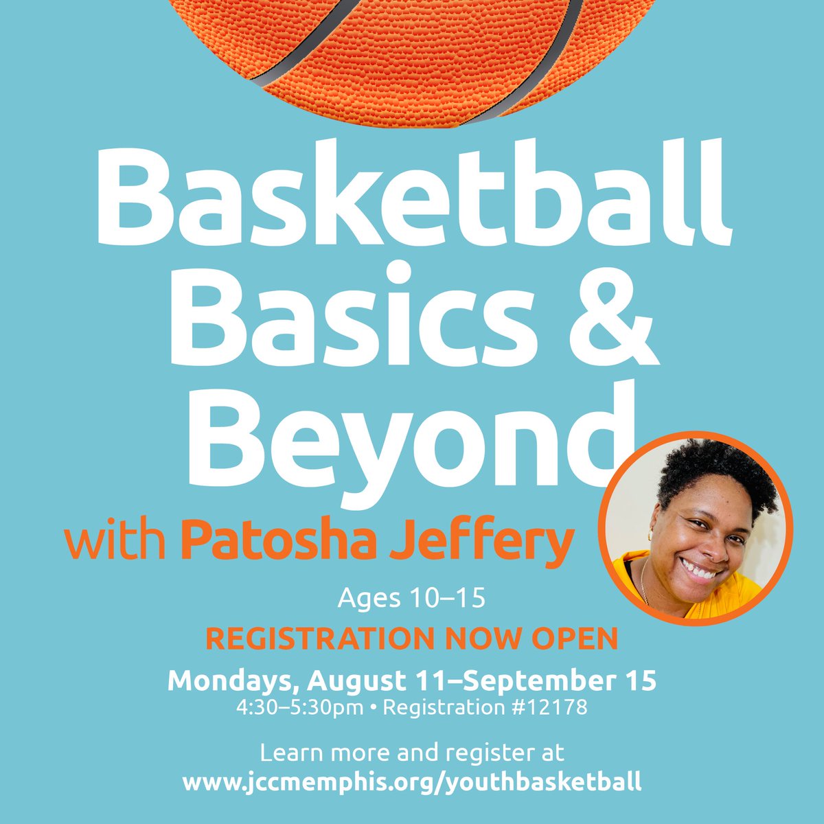 Basketball Basics and Beyond will be my 1st beginner training program for the Fall. 

Memphis Jewish Community Center non-members will be able to register on August 1, if space is available.

Save the Date!

jccmemphis.org/athletics/yout…