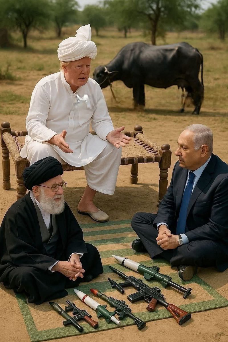 इजरायल-ईरान में सुलह करवाते
 चौधरी साहब 😂🤣

#ceasefire #bbtvi #SunooHeartOfJune #SaudiArabia #Qatar #Trump #Iran #IranThirdOption #Irán #IranUSConflict #IranAttack #IranJustDoIt #IsraeliranWar #IsraelIranConflict #Israel #QatarAirspace #TrumpIsUnfitForOffice