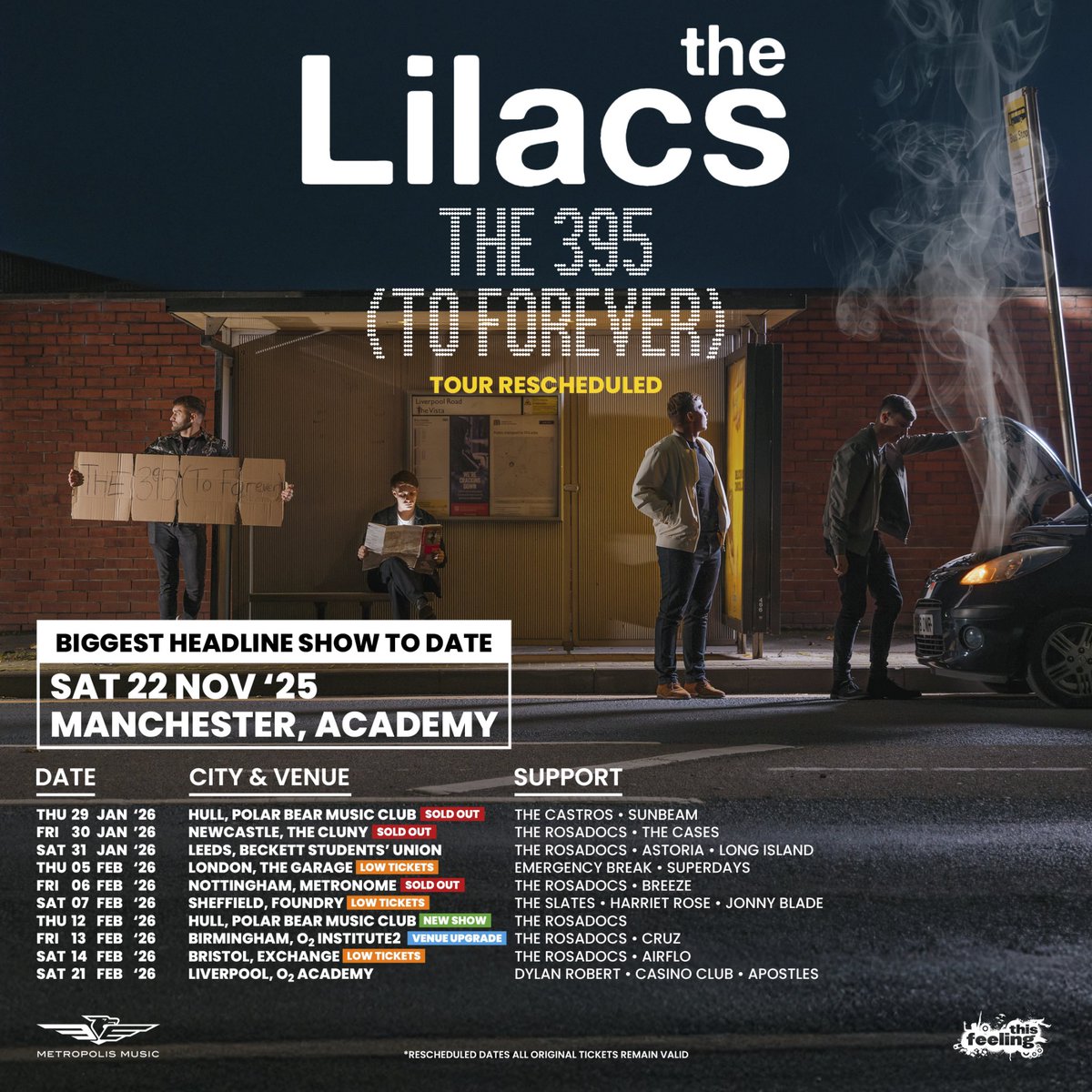 Due to exceptional demand from all you legends that have nearly sold out “The 395 to Forever” Tour, we have added an additional date in Hull as well as a venue upgrade for Birmingham! 

Final tickets below 💜 SYDTF x

metropolismusic.com/all-events/the…