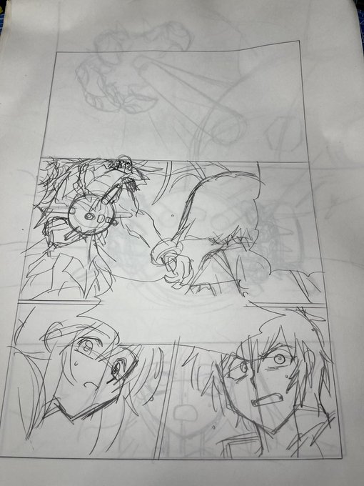 下書きも出てました 