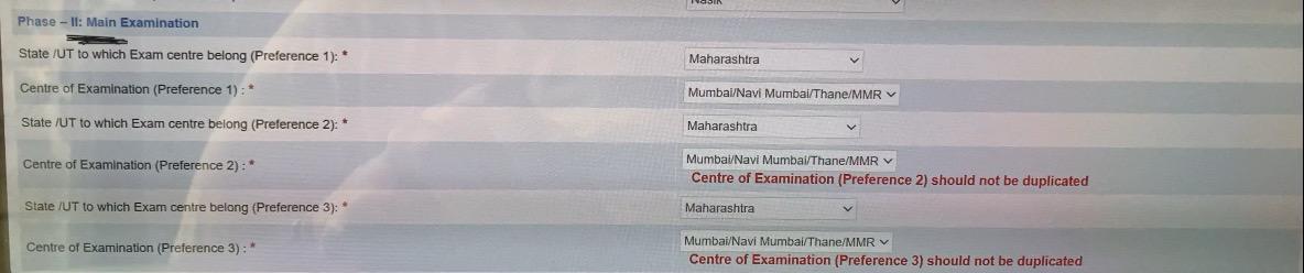 DecorBorivali's tweet photo. Dear @ibps_official,
 
For Prelims Exam - I have selected Mumbai as my 1st preference,Pune(2nd) &amp; Nashik(3rd).
But,
For Mains Exam - It is not showing any option other than Mumbai/Thane/Navi Mumbai/MMR.

Tried Toll Free Numbers and Mails too,didn't get a response.Exams are near. https://t.co/EAmNQlbJNZ