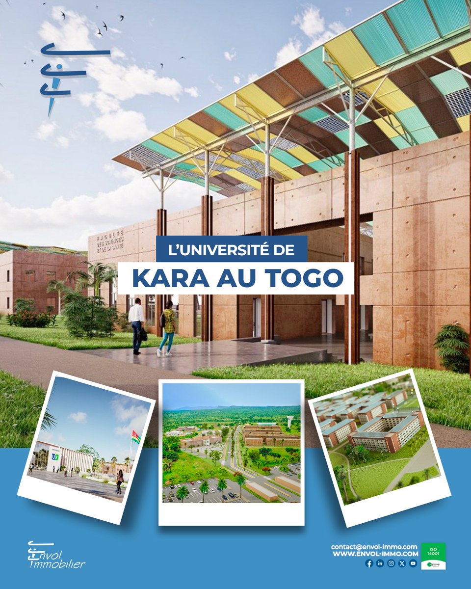 Envol_Immo's tweet photo. Un chantier ambitieux entrepris afin d'accompagner l’éducation en Afrique de l’Ouest.
Objectif : un campus moderne, durable et fonctionnel.
Nous sommes fiers de contribuer à l’avenir des jeunes générations.

#UniversitéKara #EducationAfrique #EnvolTogo #CampusDurable #EnvolImmo https://t.co/UvSHodDAxr