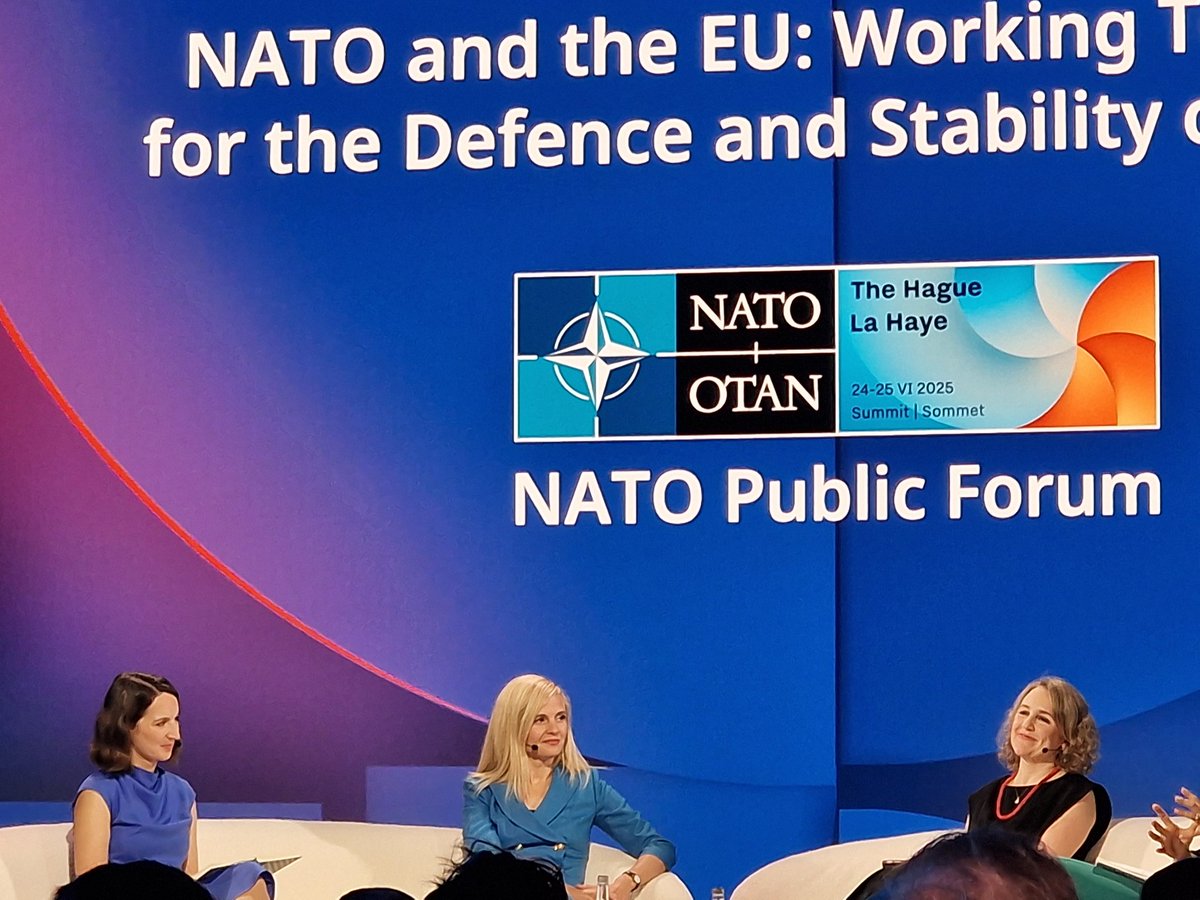 Zbigniew PISARSKI (@pisarski) on Twitter photo Katarzyna <a href="/KPisarska/">Prof. Katarzyna PISARSKA</a> during #NATO Public Forum:
Russia doesn't care if you wear a NATO or EU badge. It attacks both. And it thrives on the cracks between our institutions. Europe’s strength lies in its ability to act as one. NATO is the sword. The EU is the shield. Only together Katarzyna <a href="/KPisarska/">Prof. Katarzyna PISARSKA</a> during #NATO Public Forum:
Russia doesn't care if you wear a NATO or EU badge. It attacks both. And it thrives on the cracks between our institutions. Europe’s strength lies in its ability to act as one. NATO is the sword. The EU is the shield. Only together
