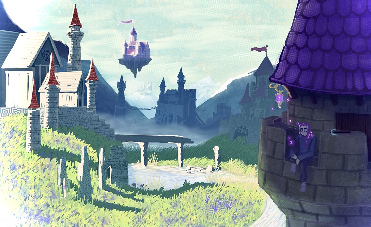 cactiialt_'s tweet image. Just, castles.
#roscumberfanart #therealm
#therealmfanart