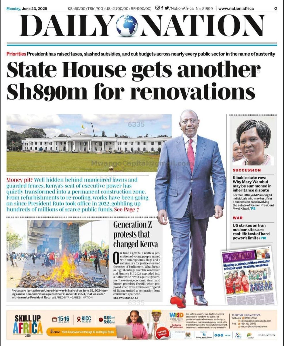 <a href="/Afro_254/">𝗔𝗳𝗿𝗼𝗰𝗲𝗻𝘁𝗿𝗶𝗰</a> Imagine this, last financial year state house was re innovated